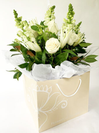 Classic Manhattan White Lily Bouquet - Image 2