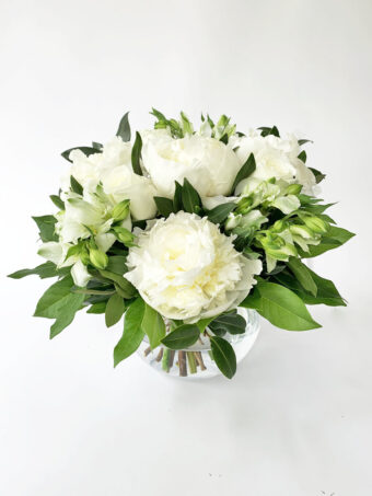 Lavish Posy - White Peony and Rose Meadow