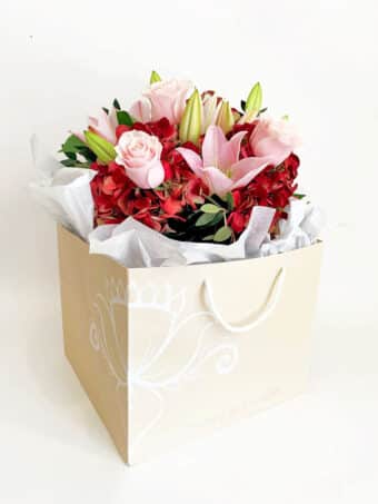 Pink rose cherry