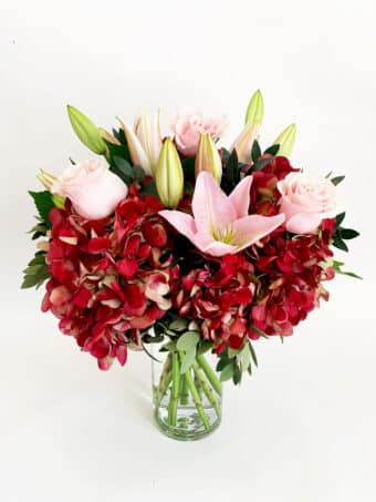 Pink rose cherry